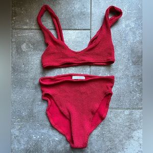 YouSwim Eva Two-Piece - High Waist in Rosso